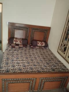 Double Bed Side Table Foam And Dressing Almari