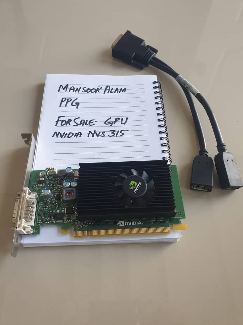 Graphics Cards 1 GB DDR3 NVIDIA 315 NVS DP - FREE Courier 3