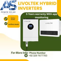 Livoltek Hybrid Inverter 3.4KW/6.2KW |5 year Warranty|Solar inverter