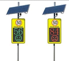 Services of solar radar sign - Solar speed radar sign - Installation