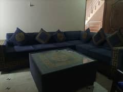six sitter sofa just like new