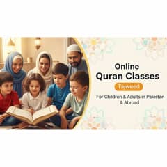 Online Quran & Tajweed Classes for All Ages (Pakistan & Abroad)