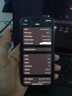 iphone 12 pro 256GB dual sim pta