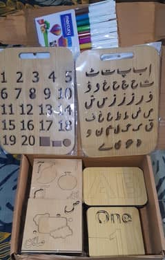 3 in 1 wooden kids drawing stencils+puzzle jumbo pack(99 pieces set)