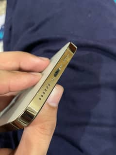 Iphone 12pm 256gb golden colour