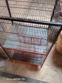 2 Portions Cage for Sale, just in Rs. 6,500.