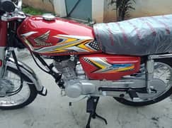 honda cg 125 lush condition bike brand new condition  2 digit number