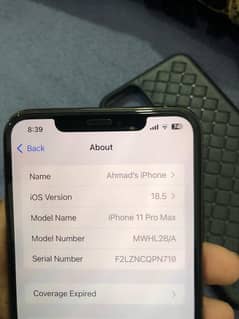 iPhone 11 pro max PTA approved ( fix price