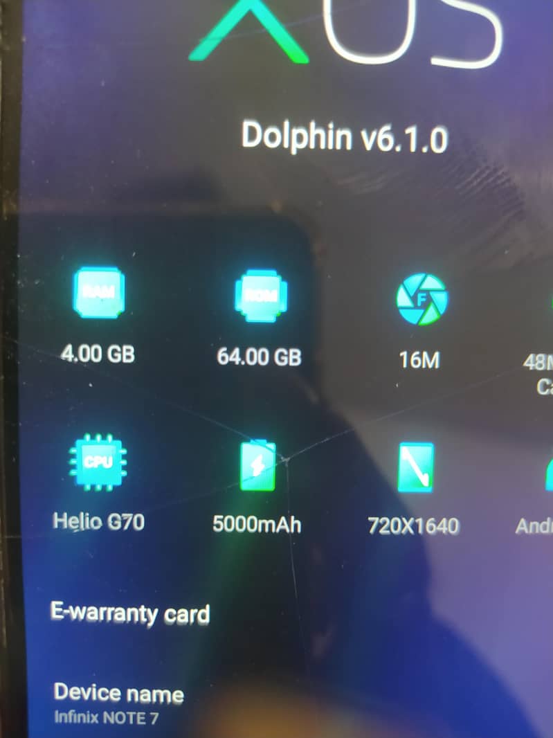Infinx Note 7 4-64 with Box 2