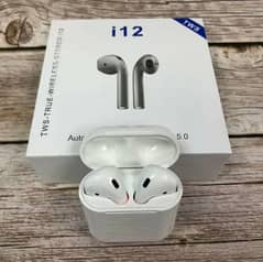 TWS i12 Wireless Earbuds | Bluetooth | High Bass | COD Available