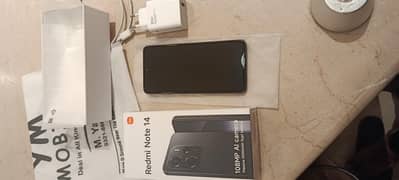 Redmi Note 14, Color Black.