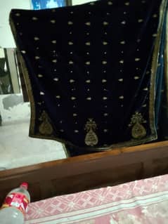 velvet shawl.
