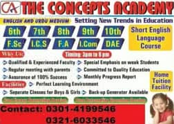 Experienced female teachers available only for Girls