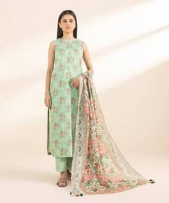 Sapphire 3pc Lawn  original stock