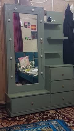 Dressing table with mirror