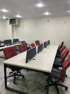 8 workstation tables (4person).