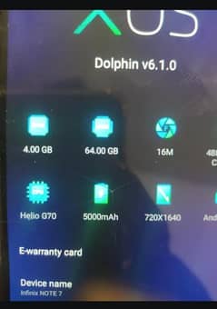 Infinix note 7
