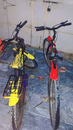 1 mountain cycle , 1 sports cycle in very cheap price