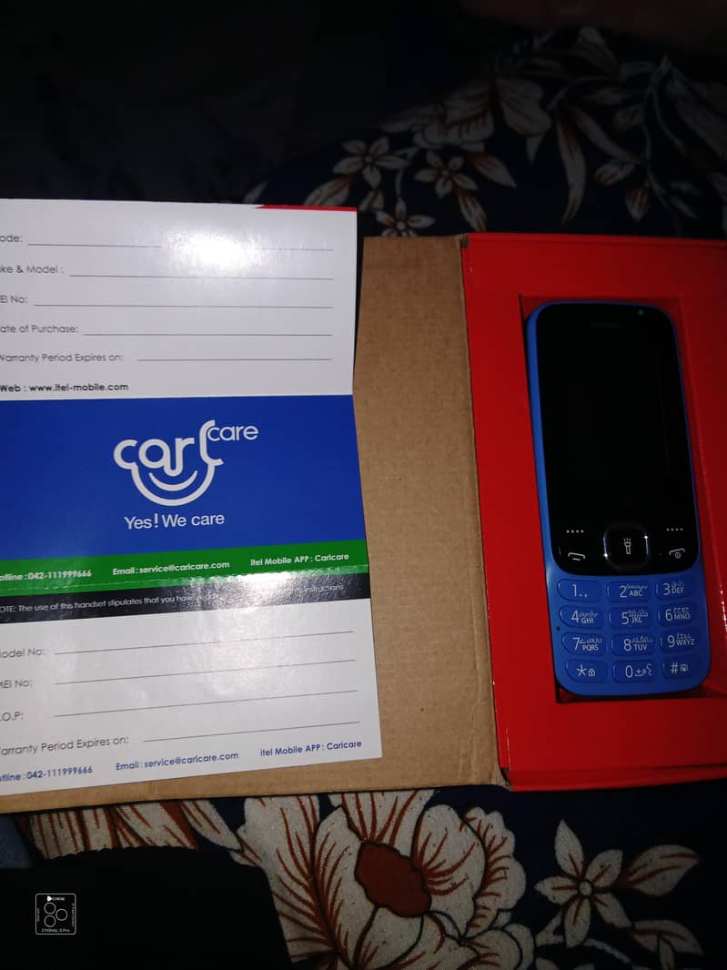 itel new mobile open box only without charger with big screen 6