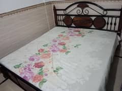 double bed with molty foam mattress