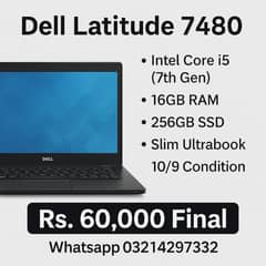 Dell Latitude 7480 | Core i7 | 16GB RAM | 256GB SSD | Slim Ultrabook