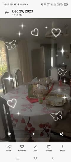 daining table with 8 chairs