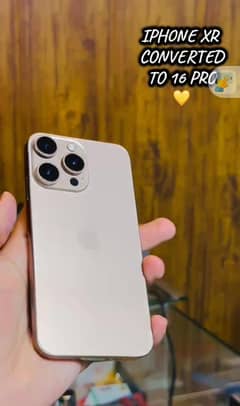 Iphone XR converted into iphone 16 pro max