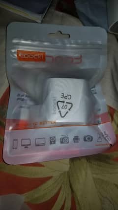 20 Watt branded type C Charger  with digital display.