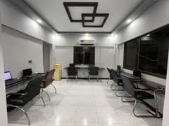Office For Rent Gulshan-e-Iqbal Block 13C (Main University Road) 1st Floor Well Maintained Office Space