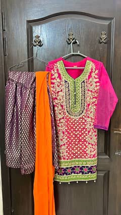 Latest bridal mehndi dress