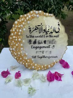 Resin engagement plaque