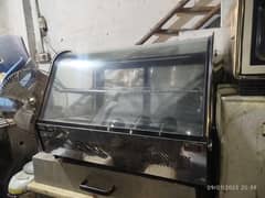 cake pastry display chiller table top model imported