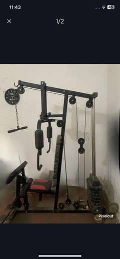 7 in 1 complete home gym machine 10/10 condition