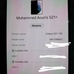 Samsung s21 plus 5g