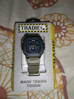 Tradie classic digital watch original with box Australian watch
