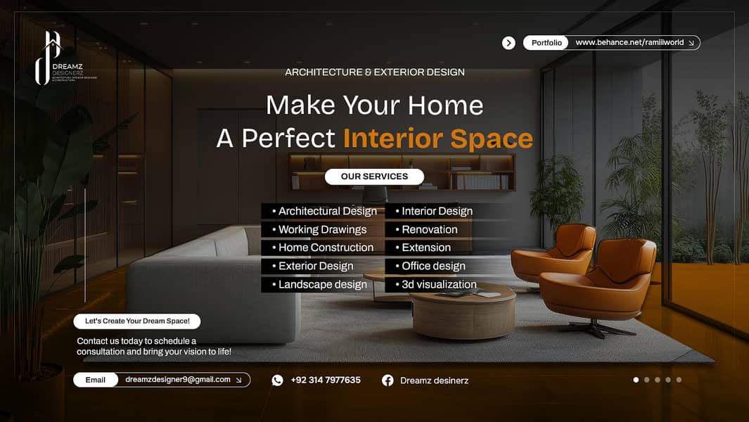 Architecture & Interior Design | Working Drawing | 3D Rendering 0
