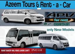 Rent a apv 7 seater-br-v - changan /  coster /hi Ace / Rent a Car