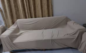 Beige Sofa Covers 3+1+1 – Almost New, Only 1 Week Used