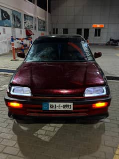 honda civic 1988 red chilli naptund for sell