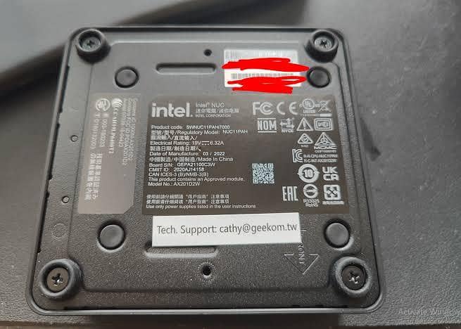 Intel core i3 11th generation Nuc 2