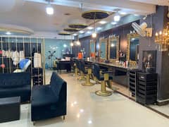 Fully furnished,  Well equipped  running beauty salon set up for sale.