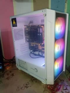 Gaming PC with RGB white dragon casing 10/10 condition