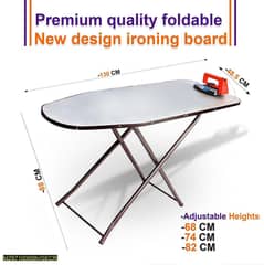 1-pc Foldable and Adjustable iron table stand