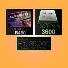 Ryzen 5 3600 with Gigabyte B450 motherboard