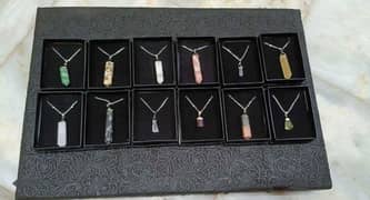 real stone necklace
