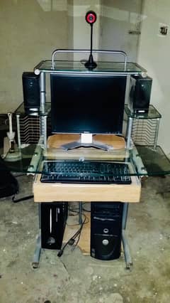Desktops/ Computer For Sale, In Working Condition with Trolley