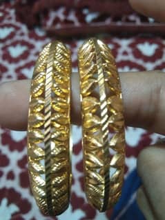 chandi ke kare gold plated
