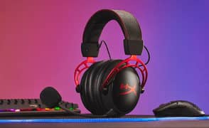 HyperX Cloud Alpha Wired Only 3 Weeks Used with Box & Mic