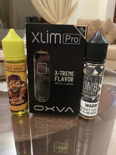 Oxva xslim pro with 2 flavour bottel