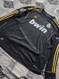 real Madrid 11/12 black away jersey available player version